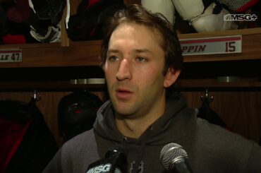 Nick Lappin Discusses Two-Goal Game | New Jersey Devils | MSG Networks