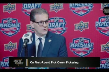 Ron Hextall Speaks About 1st Round Pick Owen Pickering