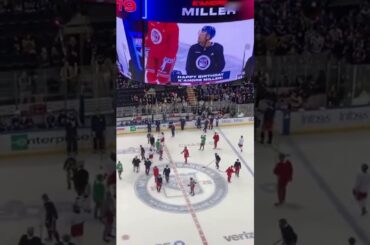 Ranger fans sing Happy Birthday to K’Andre Miller 🎂🥳 | #shorts