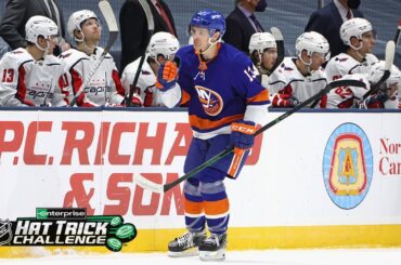 Barzal's hat-trick, 5-point night, power Islanders rout of Capitals