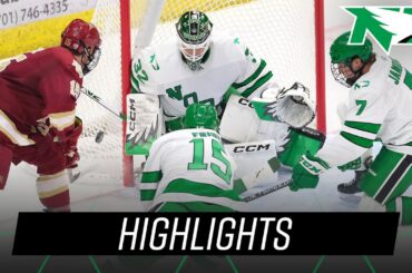 UND Hockey | Highlights vs. No. 2 Denver | 11.12.22