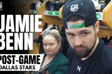 Jamie Benn talks Wyatt Johnston "Special" Player & Reviews Dallas Stars First Half of Season