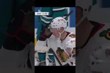 GOAL Sam Lafferty San Jose v Chicago 2-5 NHL 2022-23#shorts