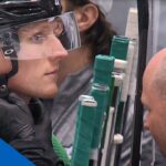 John Klingberg Takes Puck Straight To The Neck Vs. Avalanche