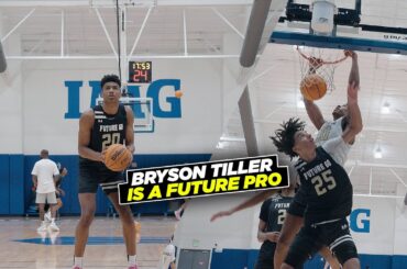 Best Player On The Under Armour Circuit!?  Bryson Tiller Future 60 Highlights!