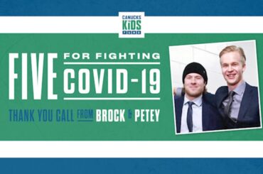 Elias Pettersson and Brock Boeser Call Some Lucky Canucks Fans