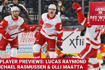 '24 Player Previews: Lucas Raymond, Michael Rasmussen & Olli Maatta