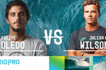 Filipe Toledo vs. Julian Wilson - Semifinals, Heat 1 - Oi Rio Pro 2018