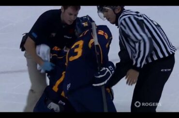 Matt Rupert's hit on Colts' forward Kevin Labanc
