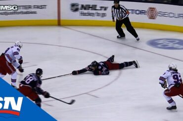 Pavel Buchnevich's Beautiful Toe Drag Opens Up Mika Zibanejad For Goal