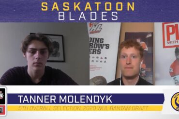 WHL Future Stars: Tanner Molendyk, Saskatoon Blades