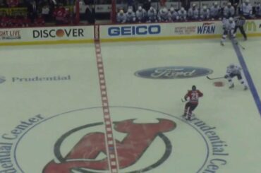 Adam Henrique Shorthanded Goal Tampa Bay Lightning at New Jersey Devils 10/30/13