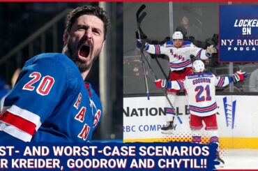 Best- and worst-case scenarios for Chris Kreider, Filip Chytil and Barclay Goodrow!