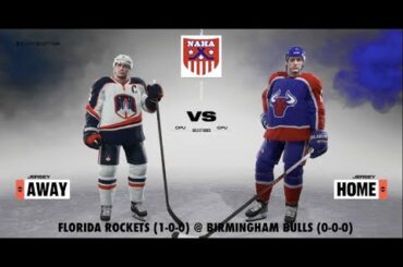 NAHA 2022-23 Season - Florida Rockets (1-0-0) @ Birmingham Bulls (0-0-0) (Bulls' Home Opener)
