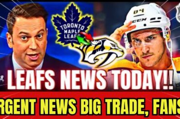 🚨 WOW! FORMER PREDATORS PLAYER JOINS MAPLE LEAFS! GREAT DEAL FOR THE FANS! TORONTO NEWS MAPLE LEAFS