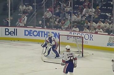 Rochester Americans goalie Michael Houser warms up 5/23/22