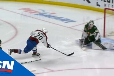Samuel Girard Springs Nathan MacKinnon For Gorgeous Breakaway Goal