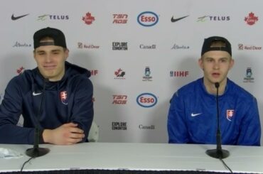 MS 20: Hlasy po zápase SR - Nemecko 4:0 - J. Slafkovský, R. Petrovický, I. Feneš