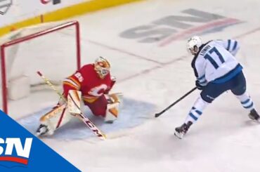 Flames Turn The Puck Over, Adam Lowry Scores On Breakaway