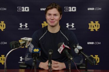 @NDHockey | Andrew Peeke Press Conference