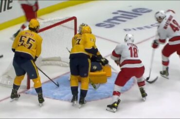 Jordan Martinook Bangs Home The Rebound For The 1-0 Lead In The First