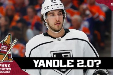 Sean Durzi talks trade from LA Kings to Arizona Coyotes, development in his game