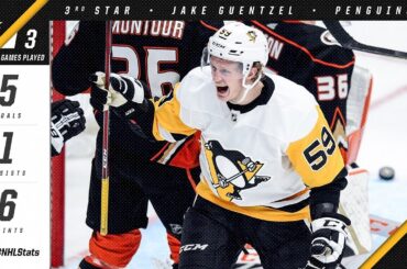 Jake Guentzel takes home third star of the week