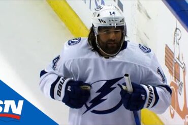Patrick Maroon Taunts Panthers Bench After Penalty To End 2nd Period