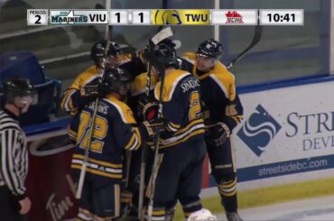 MHKY | Brayden Brown Scores in TWU's Home-Opener Against VIU