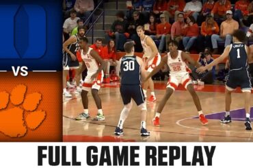 Duke vs. Clemson Full Game Replay | 2022-23 ACC Men’s Basketball