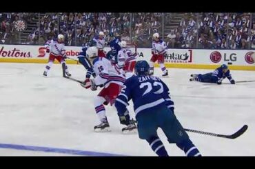 Nikita Zaitsev assists on Dom Moore tips in the opening goal (2017)