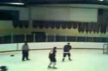 CSHL Hockey Fight: Myeroff vs Lockwood