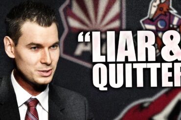 NHL Source Calls John Chayka "A Liar & A Quitter": Terminates HIS OWN Contract As Arizona Coyotes GM