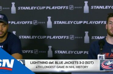 Seth Jones Calls Officiating “Kind Of Suspect” After Game 1 Between Lightning & Blue Jackets