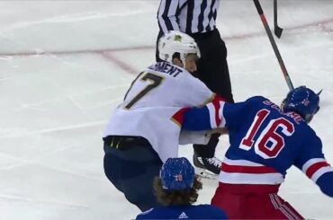 Ryan Strome fight with Mason Marchment