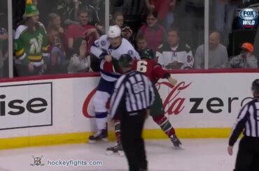 Brian Boyle vs Marco Scandella Oct 25, 2014