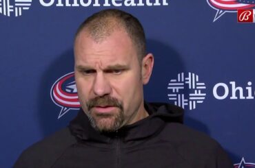 Brad Larsen thought Kirill Marchenko's line was outstanding in Blue Jackets' loss to Lightning