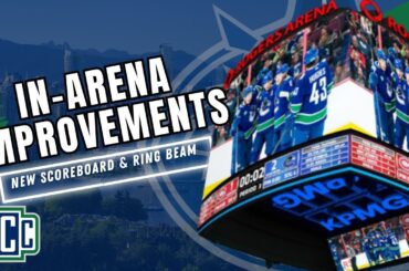 NEW SCOREBOARD AND RING BEAM AT ROGERS ARENA