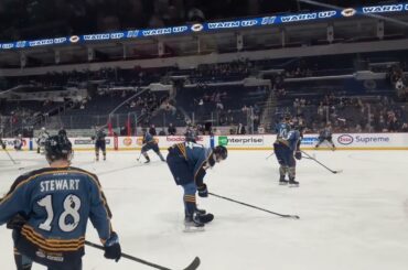 Manitoba Moose Jansen Harkins Warm up