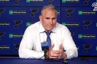 Berube on Binnington's actions that led to match penalty in loss to Wild