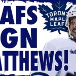 Maple Leafs re-sign Auston Matthews!