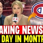 🚨 UPDATE NOW! GOALKEEPER OUT! SURPRISED EVERYONE! | CANADIENS NEWS