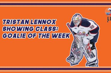 Tristan Lennox OHL Goalie of the Week