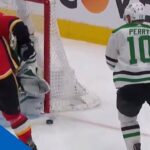 Mikael Backlund Breaks With Elias Lindholm, Sneaks Short-handed Goal Past Anton Khudobin