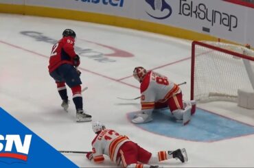 Evgeny Kuznetsov Picks Johnny Gaudreau's Pocket And Finishes The Short-Handed Goal