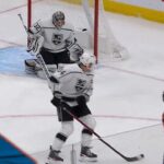 Oilers' Nurse Beats Quick After Shot Gets Redirected