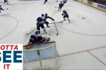 GOTTA SEE IT:  Thomas Greiss Leaves Kyle Connor Shaking His Head After Crazy Save