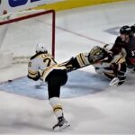 Jaccob Slavin With the Ice Breaker for Carolina at Home in Game 5