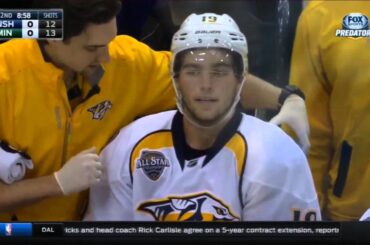 Calle Jarnkrok Injured After Hit From Coyle