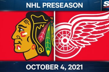 NHL Pre-Season Highlights | Blackhawks vs Red Wings – October 4th, 2021